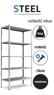 Regał magazynowy Steel