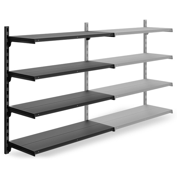 Dostawka do ciągu regałowego przykręcanego do ściany 4 półki 91x83x33 cm