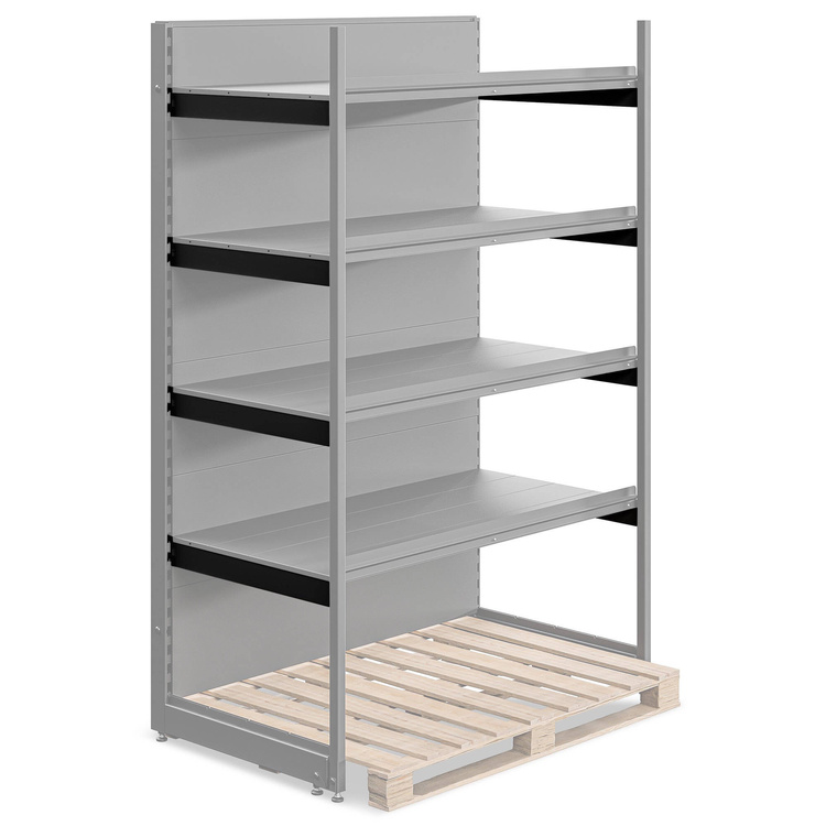 Wspornik dwustronny pod 3 segmenty półkowe