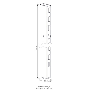 Słup typu "I" 130 cm
