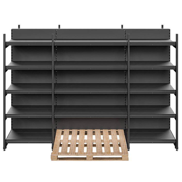 Regał wolnostojący wyspa 5 półek 193x288x105 cm