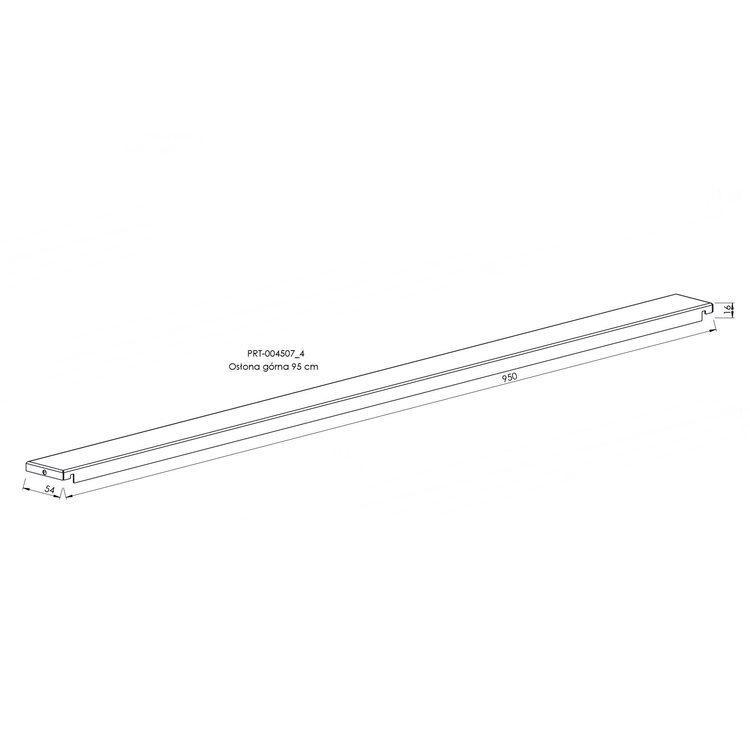 Osłona górna 95 cm