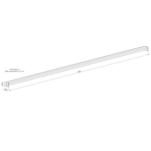 Belka wewnętrzna 125 cm