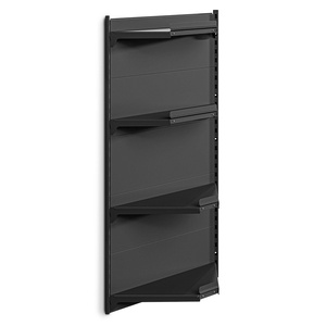 Narożny regał przykręcany do ściany 4 półki 152x60x60 cm