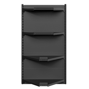 Narożny regał przykręcany do ściany 4 półki 152x60x60 cm