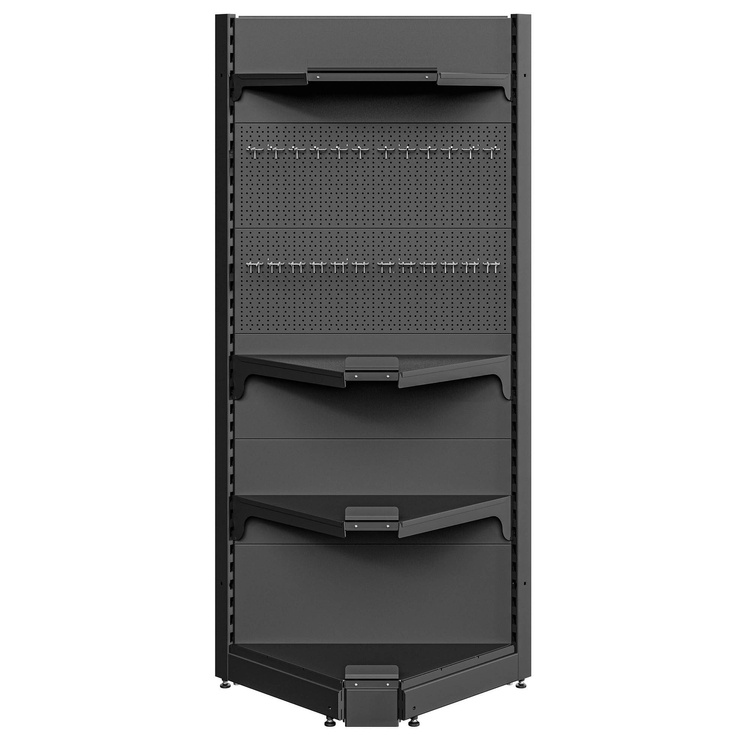 Regał wolnostojący przyścienny 4 półki 193x65x65 cm