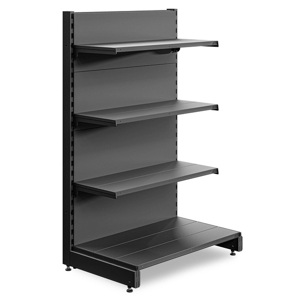 Regał wolnostojący przyścienny 4 półki 133x83x52 cm