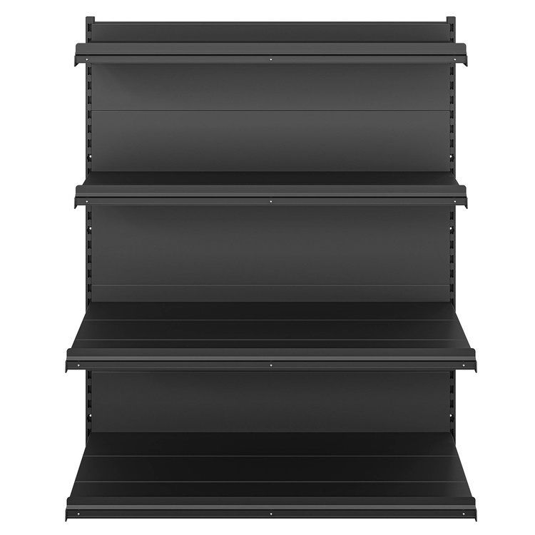 Regał przykręcany do ściany 4 półki 152x128x48 cm