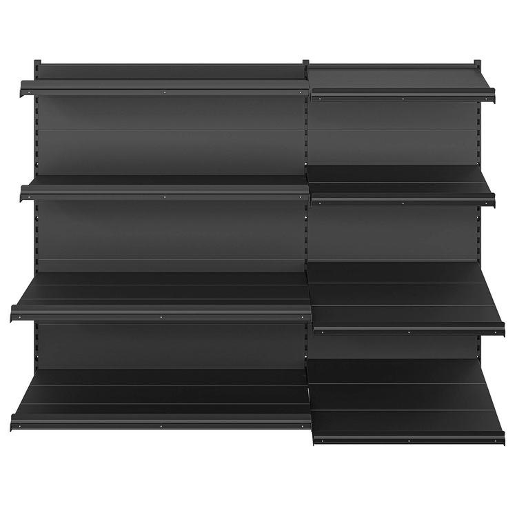 Regał przykręcany do ściany 4 półki 152x208x48 cm