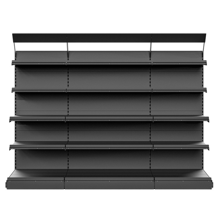 Regał wolnostojący przyścienny 5 półek 219x288x67 cm