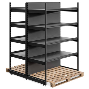 Regał wolnostojący wyspa 4 półki 193x128x135 cm