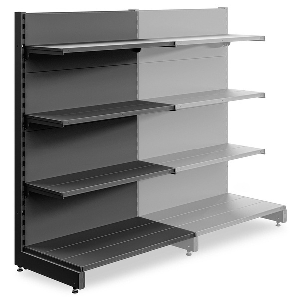 Dostawka do ciągu regałów wolnostojących przyściennych 4 półki 133x83x52 cm