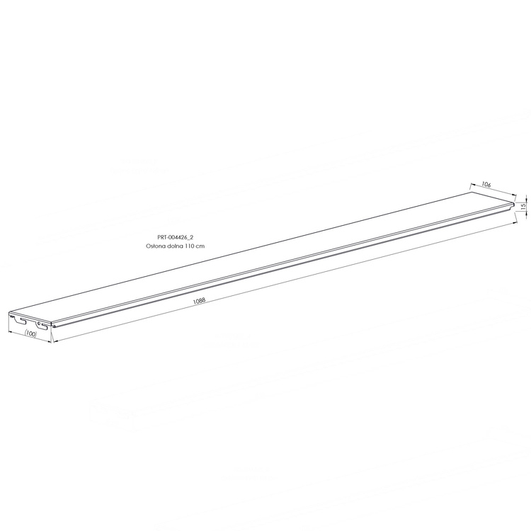 Osłona dolna 110 cm
