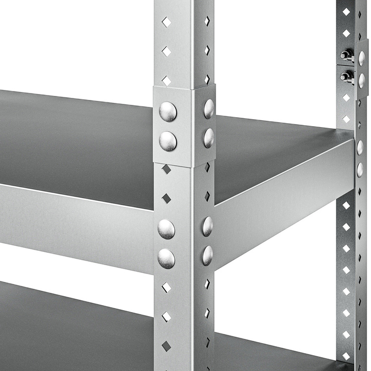 Regał metalowy Hard Metal 220x100x50 5P 1125 kg