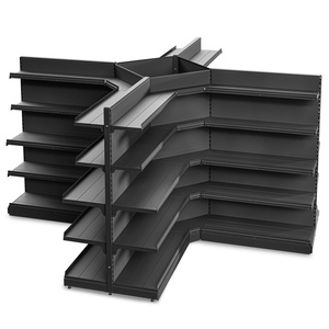 Regał wolnostojący wyspa 5 półek 193x373x373 cm